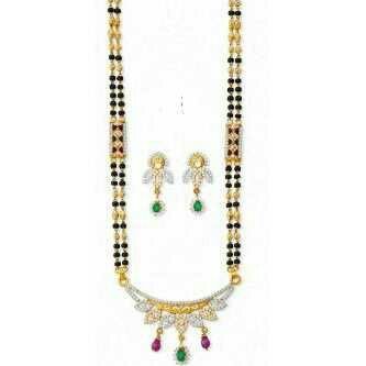 22K / 916 Gold Designer Mangalsutra Set
