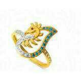 22k Gold Classic Attractive CZ Ring