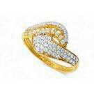 22K / 916 Gold Ladies Classic CZ Ring