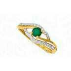 22K / 916 Gold Ladies Attractive Diamond CZ Ring