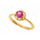22KT Gold Ladies CZ Designer Ring