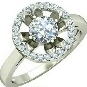22KT Gold Diamond Ladies Ring