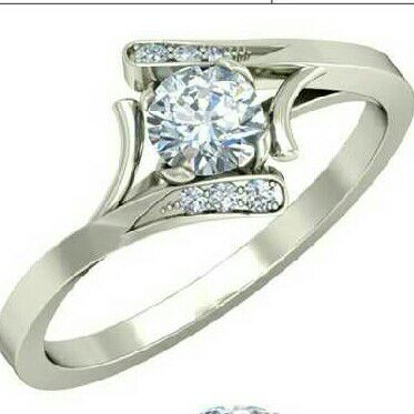 18K Gold Diamond Ring