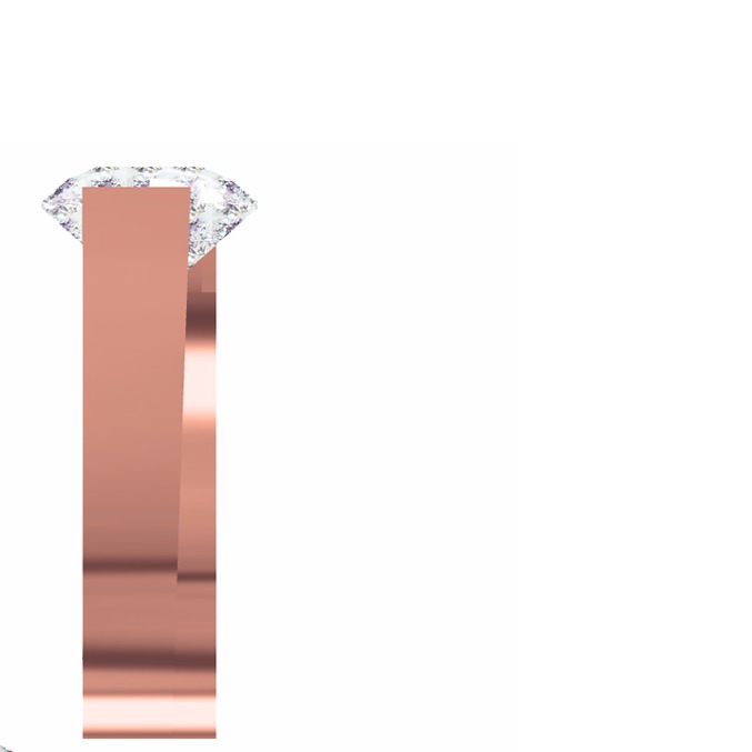 18KT Rose Gold Ladies Italian Modern Trendy Ring - Image 4
