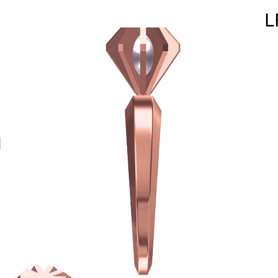 18KT Yellow Gold Ladies Indian Modern Trendy Ring - Image 4
