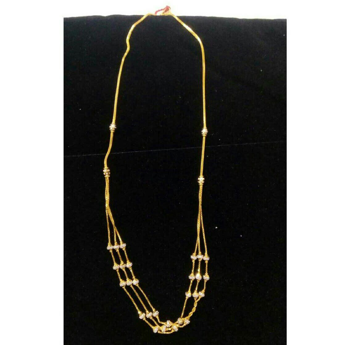 22K / 916 Gold Ladies 3 Line Mala