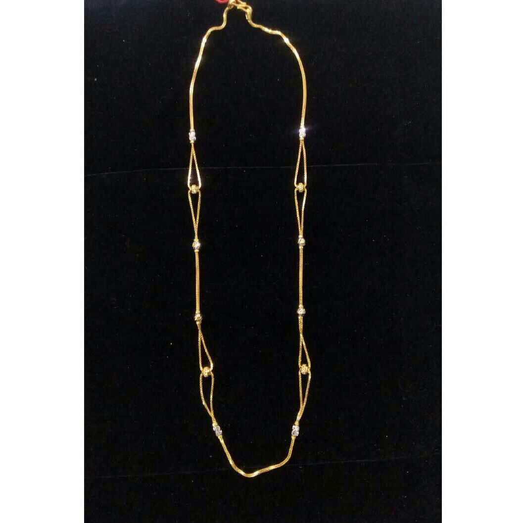 22K / 916 Gold Ladies Plain Chain
