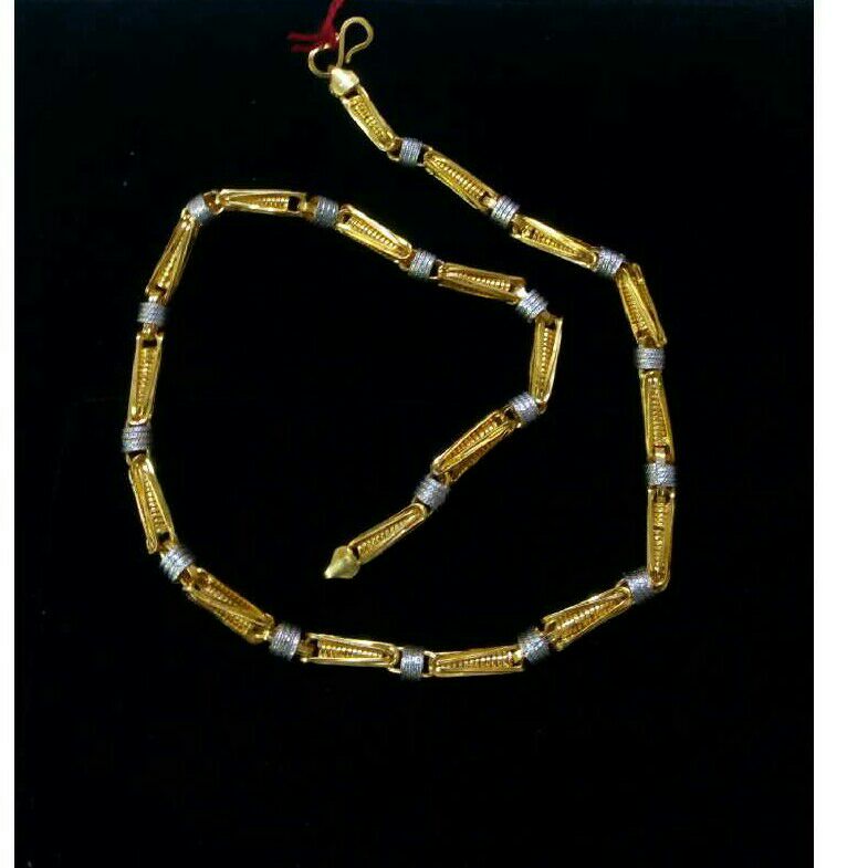 22K Gold Gents Yellow Indo Chain