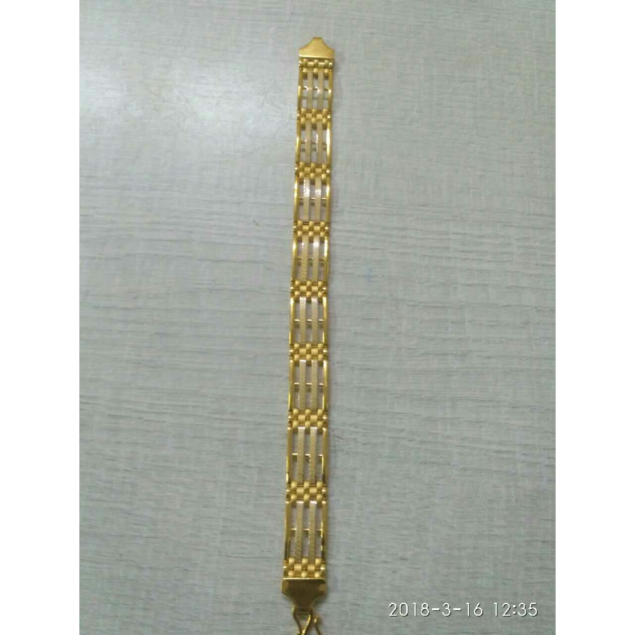22KT Yellow Gold Gents Modern Lucky