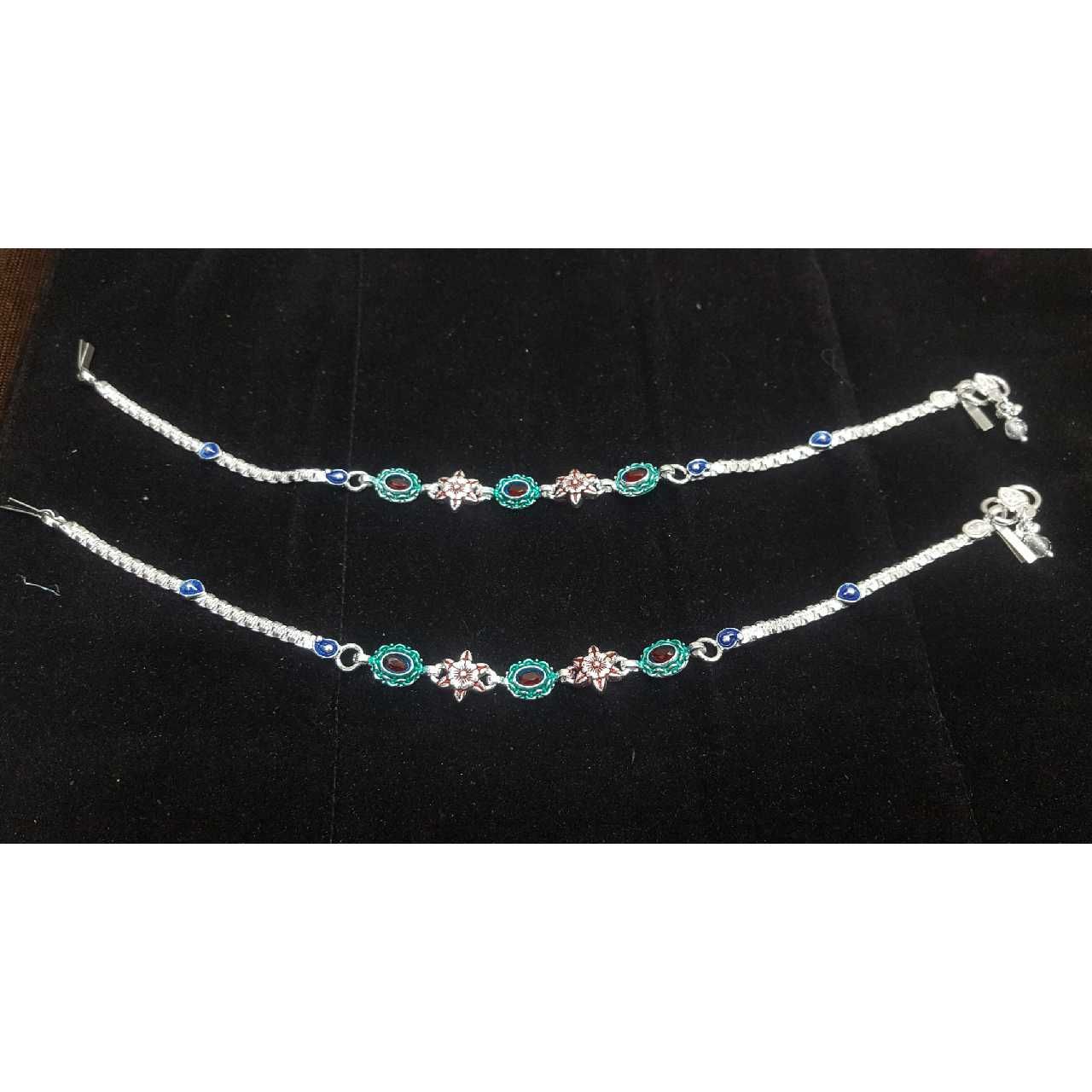 Silver White Ladies Indian Modern Attractive Payal