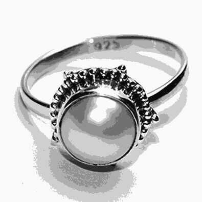 Silver Indian Fancy Shiny Ring