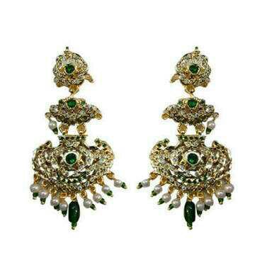 Modern Designer Rajputi Earrings