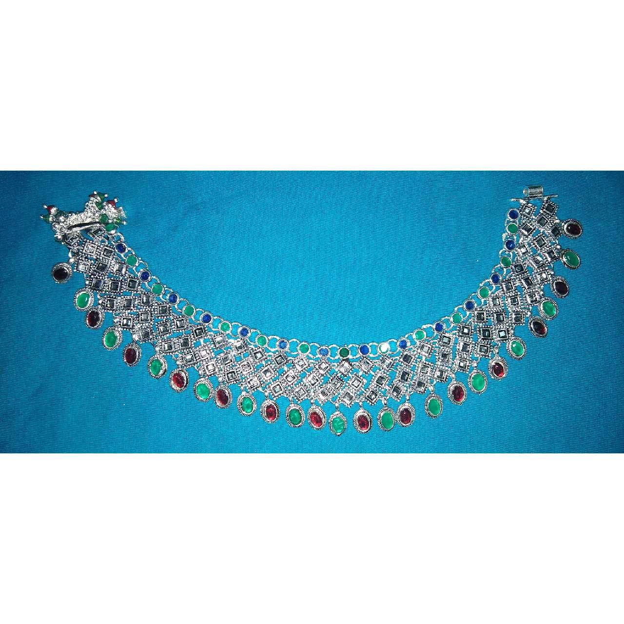 Silver Ladies Rhodium Payal (Anklet)