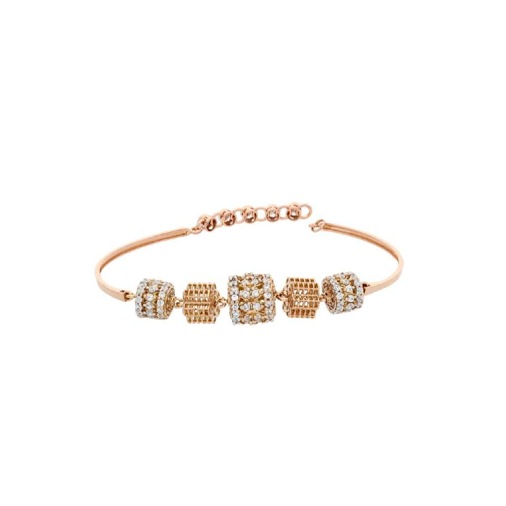 Stylish 916 Gold Ladies Bracelet
