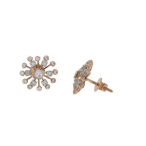 916 Gold Star Shape Ladies Earrings