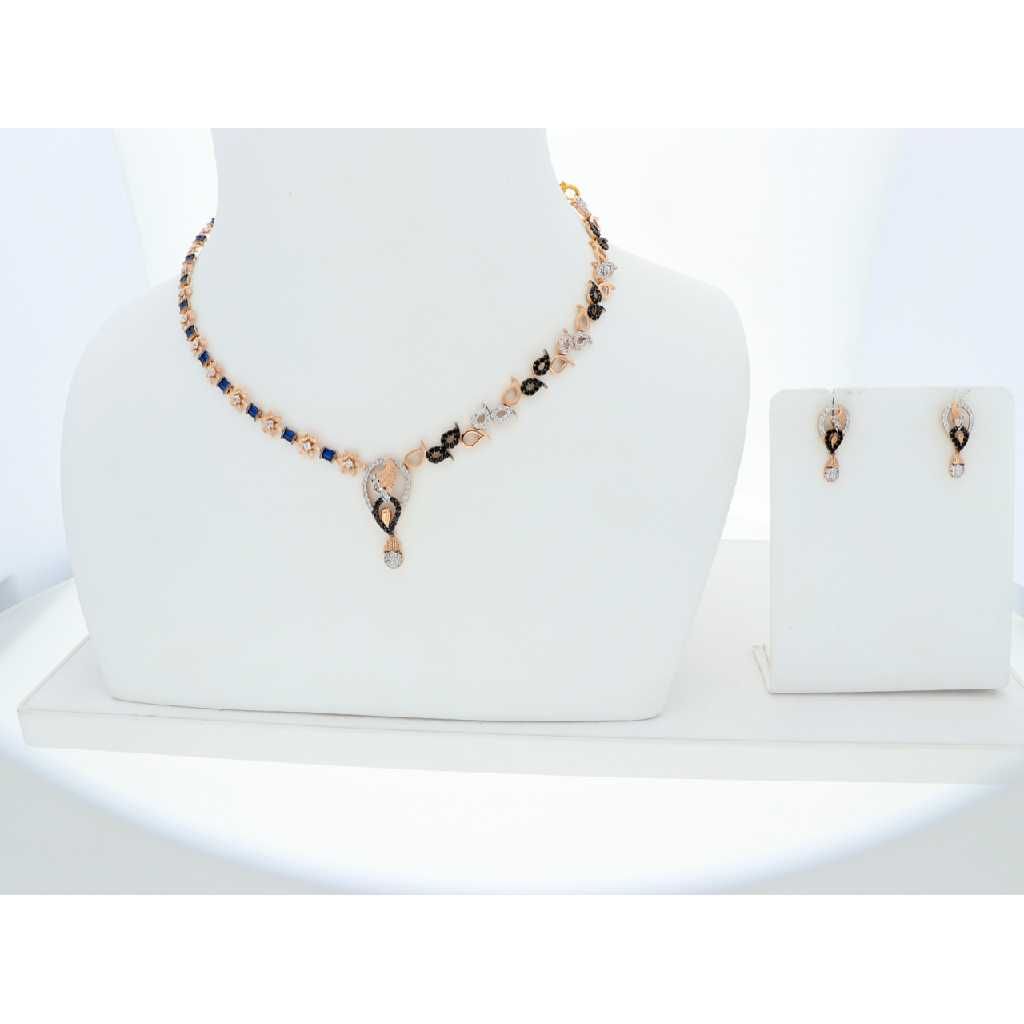 916 Gold Stylish Ladies Necklace Set