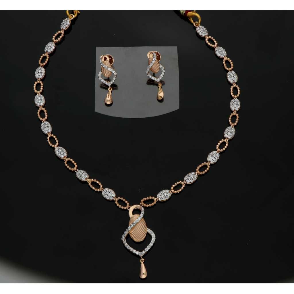 916 Gold Designer Ladies Necklace Set