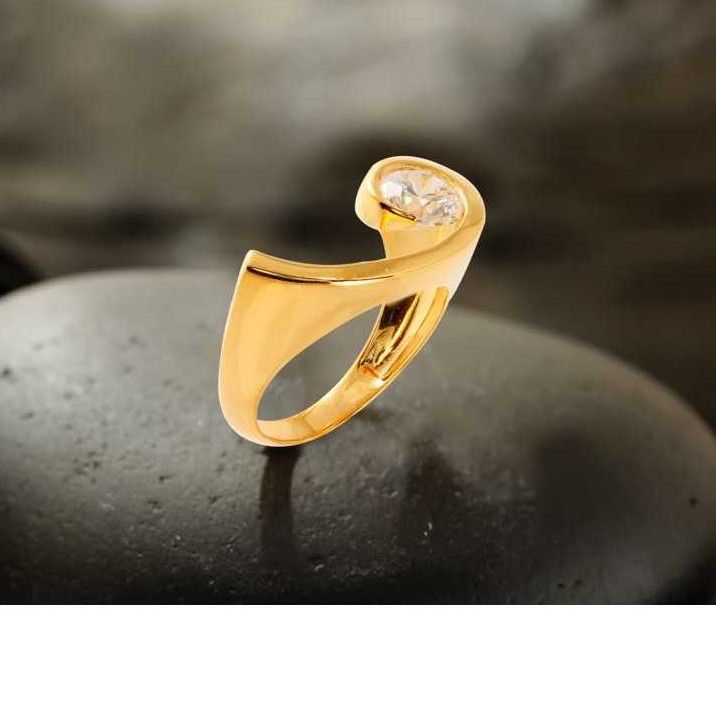 22KT Yellow Gold Ladies Indian Trendy Yug Collection Ring