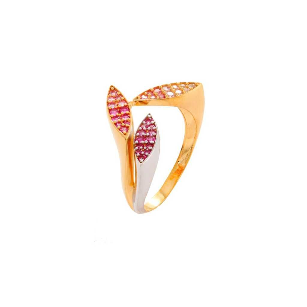 22K / 916 Gold Ladies Indian CZ Ring