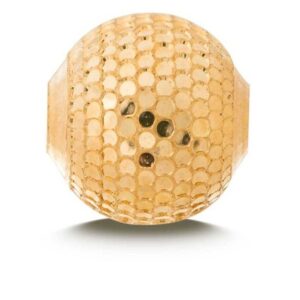 18KT Gold Indian Round Shaped Para