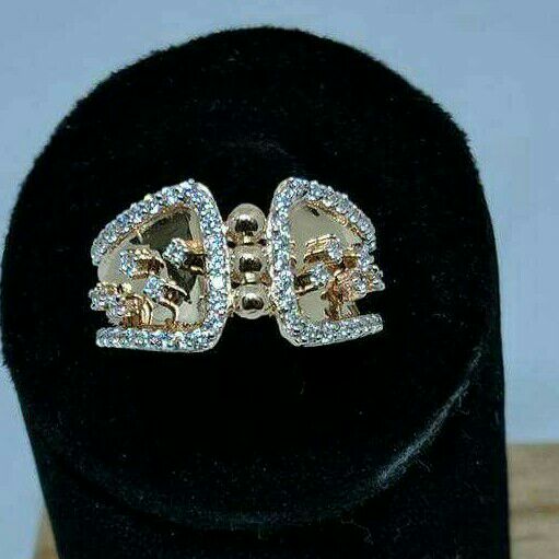 18Kt Gold Fancy Rose Gold Ring