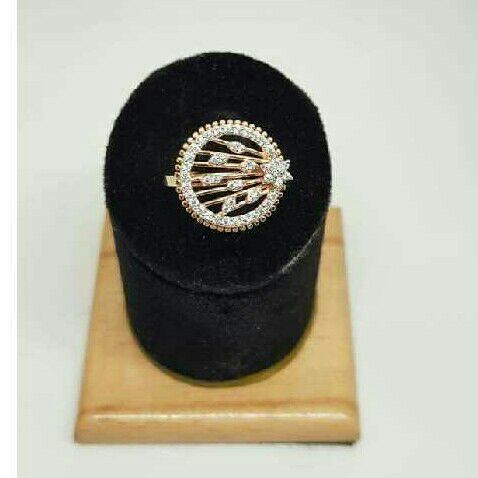 18K Gold Designer Rose Gold Ring