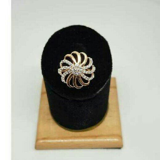 18K Gold Designer Rose Gold Ring