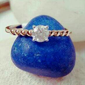 18K Gold Classic Rose Gold Ring