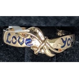 18KT Yellow Gold Ladies Modern Fancy Ring