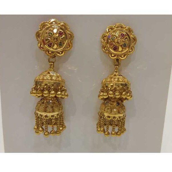 916 Gold Ladies Designer Earring