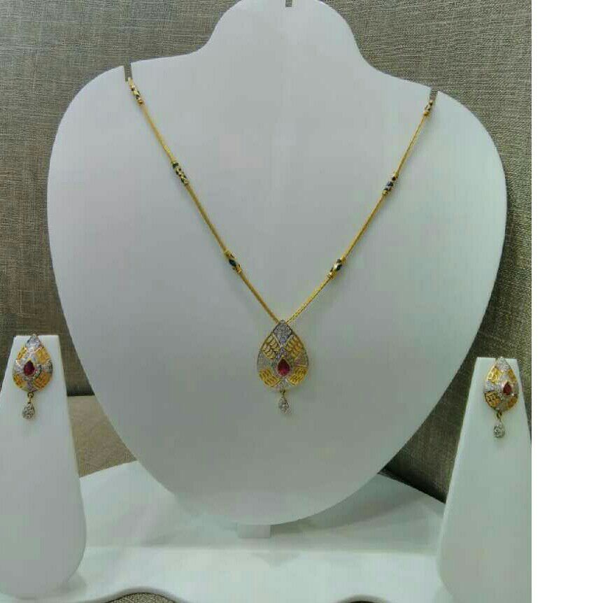 22k/916 Gold Classic Chain Necklace Set