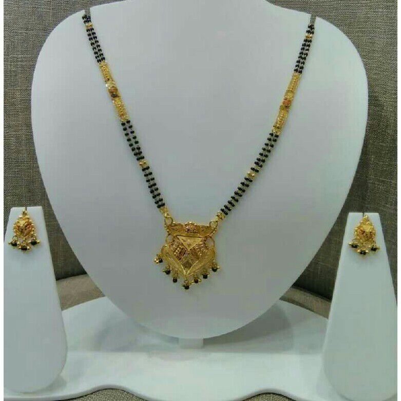 22k/916 Gold Designer Chain Necklace Set
