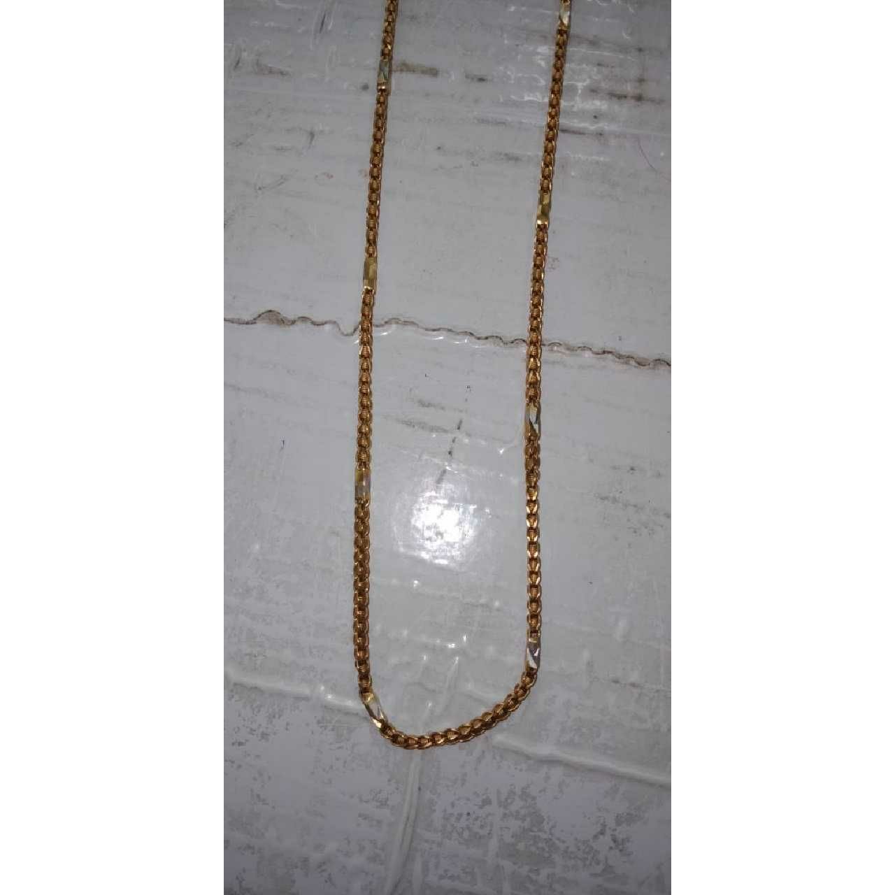 22KT Gold Ladies Plain Chain