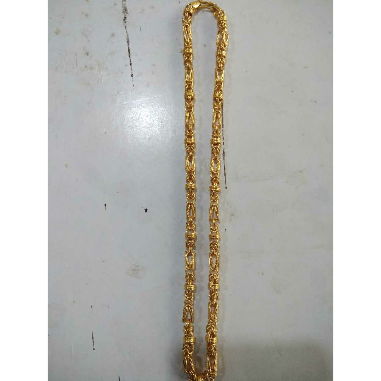 22KT Gold Gents Fancy Chain Yellow