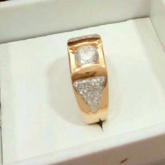 22KT Gold Indian Stylish Gents Ring