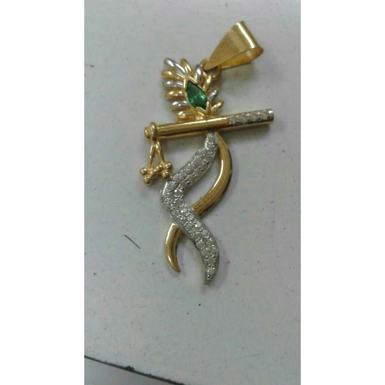 22KT Gold Indian Fancy Pendant