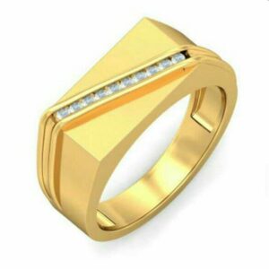 22KT Gold Designer Gents Ring