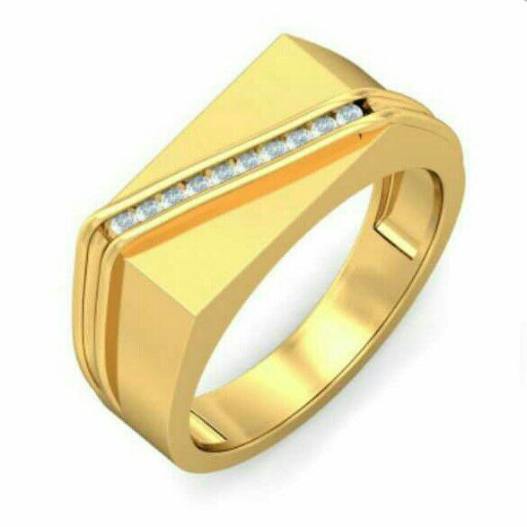 22KT Gold Designer Gents Ring