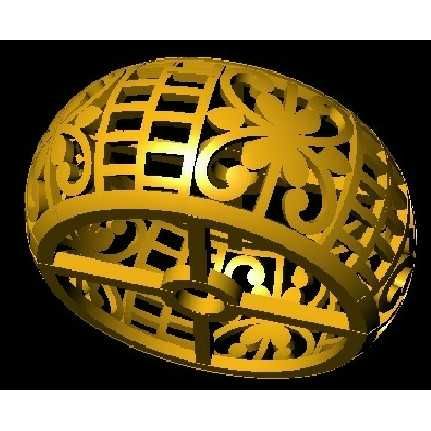 22KT Yellow Gold Ladies Casting Mala - Image 2
