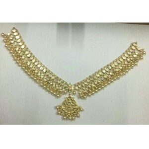 Gold Ladies Artificial Designer Necklace