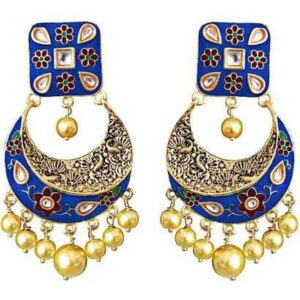Gold Designer Trendy Earrings