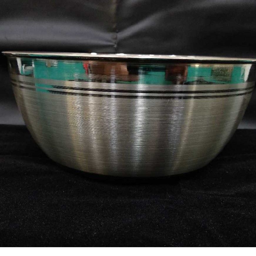 Silver Indian Utensil Bowl