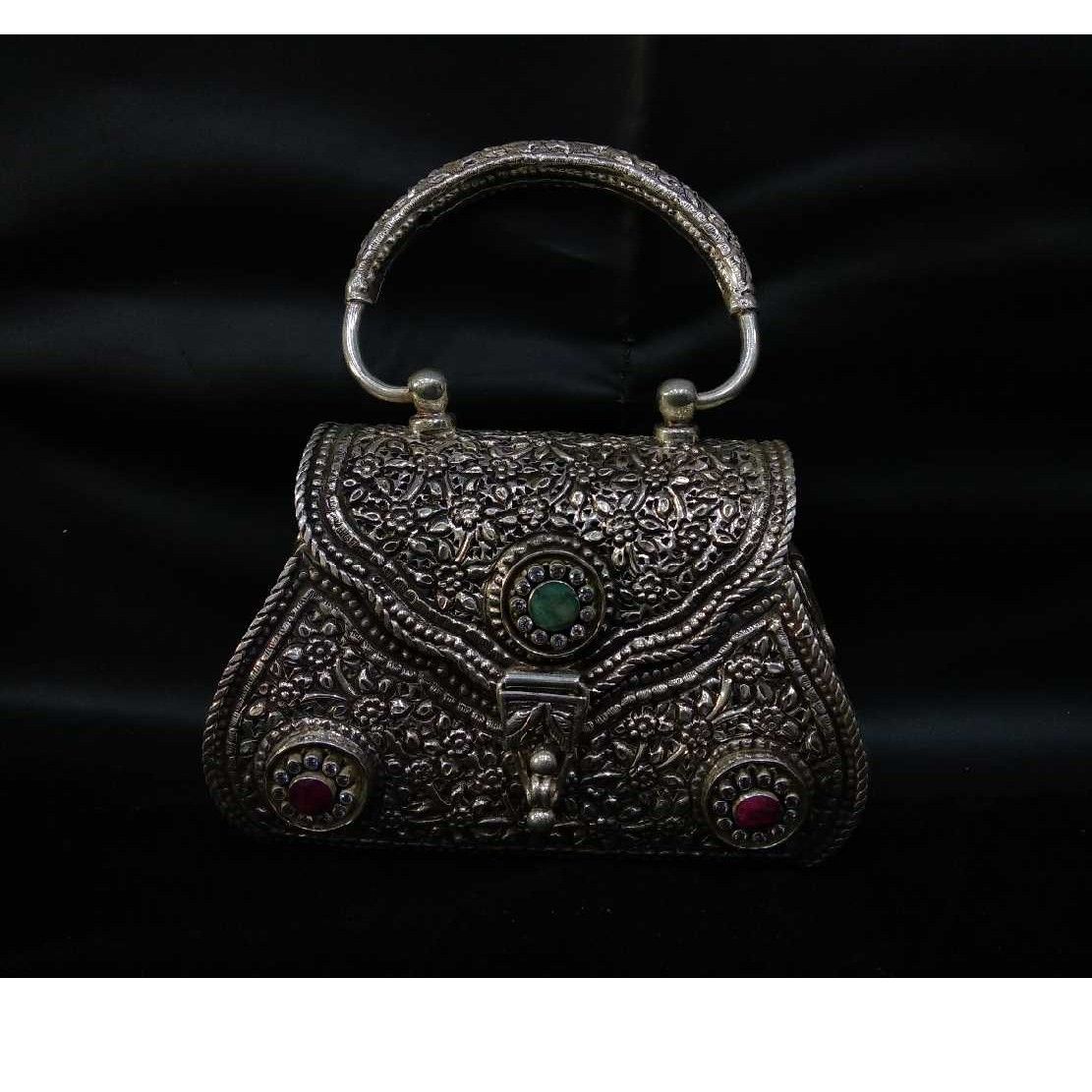 Silver Fancy Ladies Purse - Image 2