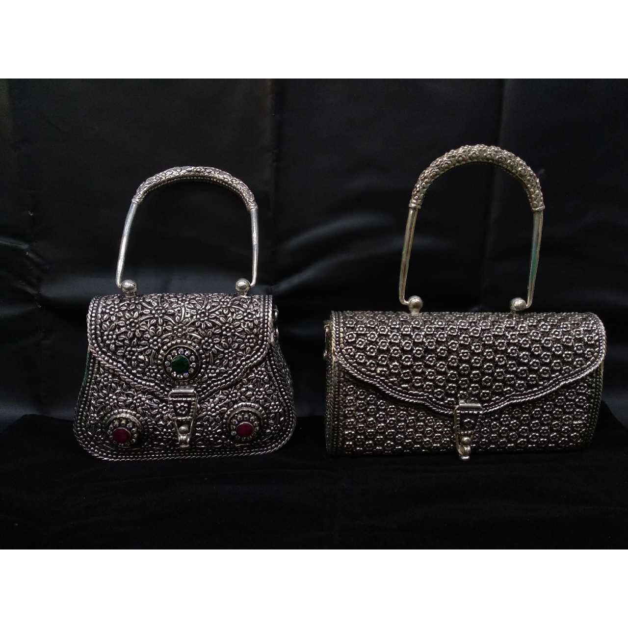 Silver Fancy Ladies Purse