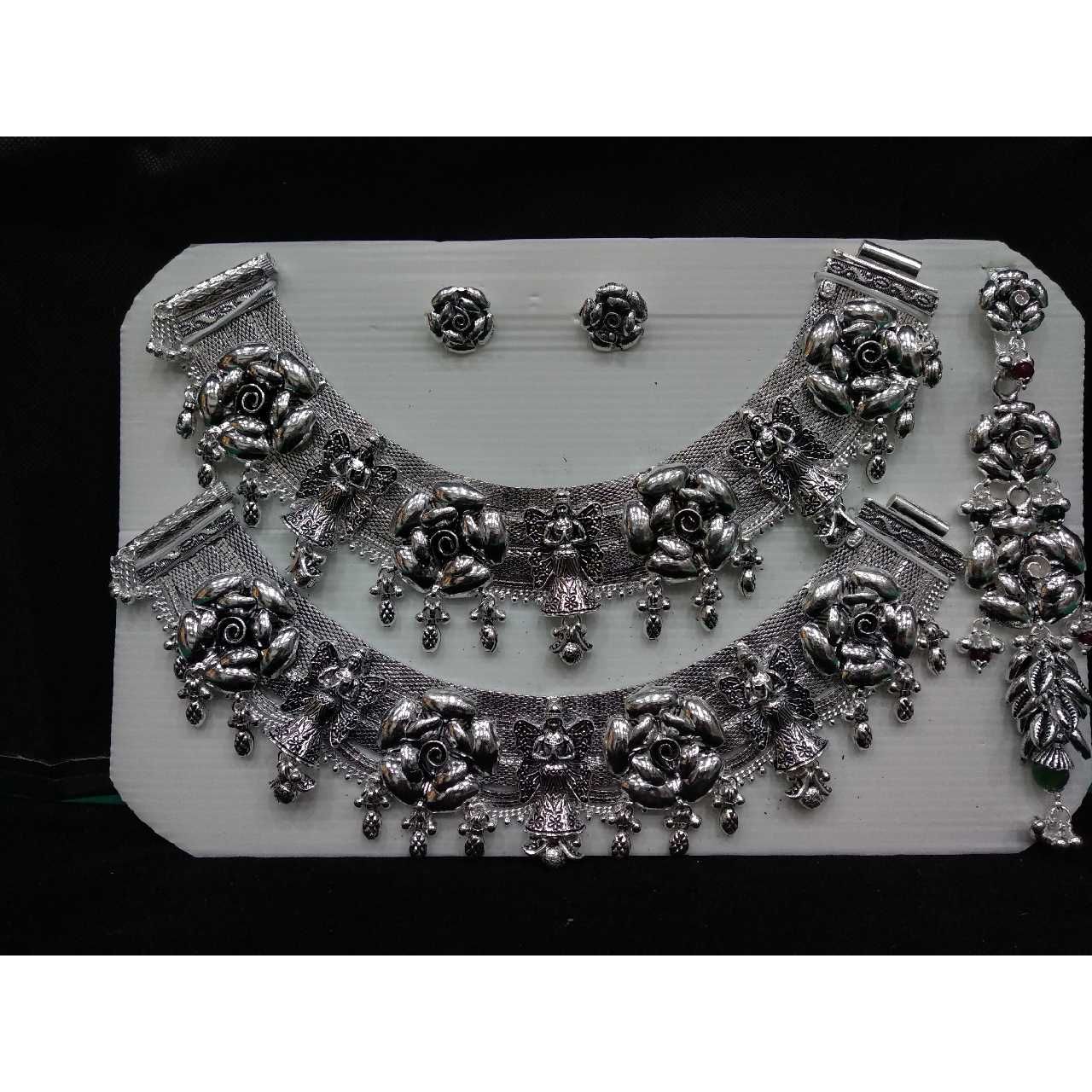 Silver Ladies Indian Fancy Traditional Bridal Set