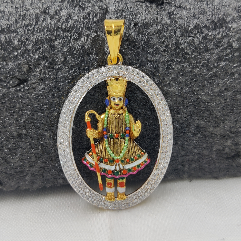 916 Gold Fancy Harikrishna Maharaj Pendant