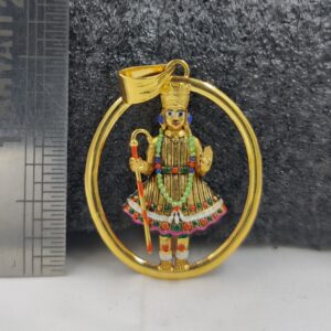 916 Gold Fancy Harikrishna Maharaj Pendant