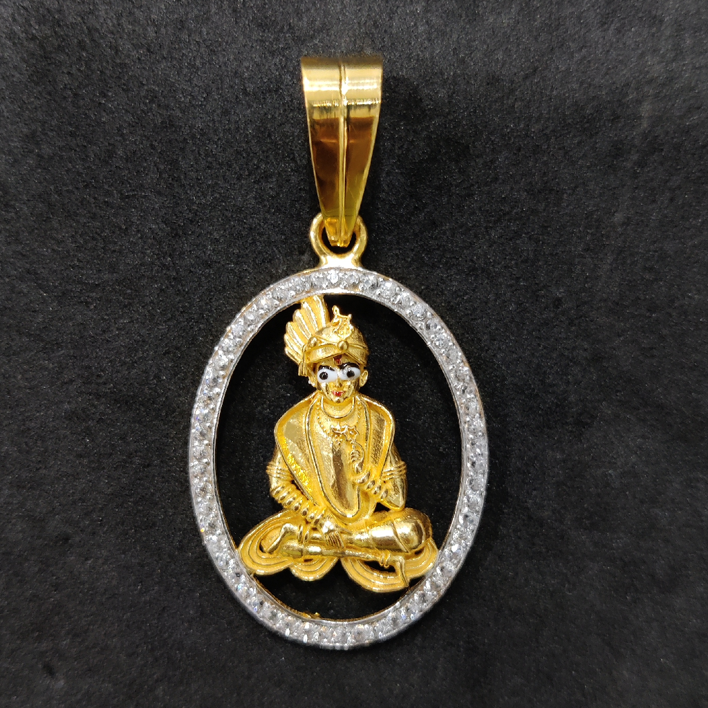 916 Gold Fancy Gent's Ghanshyam Maharaj Pendant