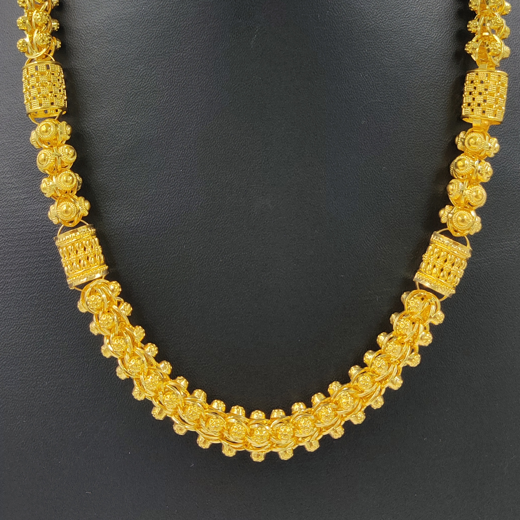 916 Gold Fancy Super Hollow Chain - Image 2