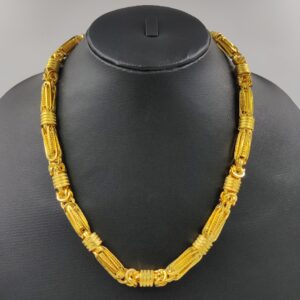 916 Gold Fancy Indo Hollow Chain